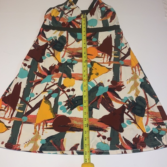 Patagonia Multicoloured Stretch Cotton Halter Dress - Women’s Size XL - Picture 10 of 11